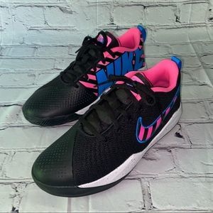 Nike Black and Pink Athletic Shoes